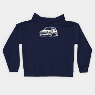 Peugeot 205 Rally Car Kids Hoodie